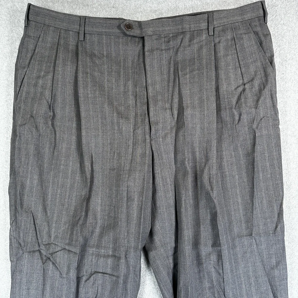 Brooks Brothers 1818 Madison Suit Mens Blazer 48 Pants 43x28 Gray Wool 2 Piece